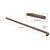 CRL Astral II 33-inch Solid Bronze Push Bar for Double-Acting Doors
