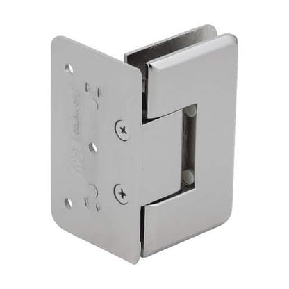 Polished Nickel Wall Mount Hinge - CRL Cologne 044 Series Offset Back Plate Hinge