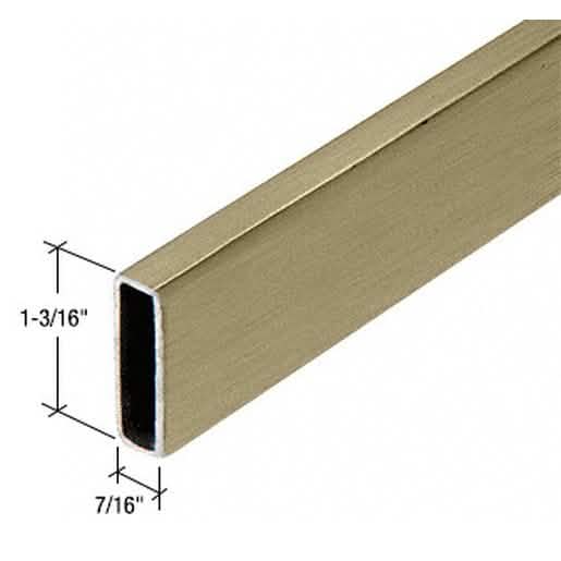 CRL Brushed Bronze 95" Serenity Header - Sleek, Stylish Finish for Modern Shower Enclosure