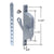 CRL Aluminum Universal Break-Off Louver Window Operator Replacement