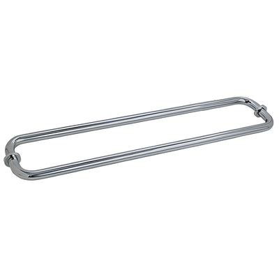CRL BM Series 24" Brushed Nickel Back-to-Back Double Towel Bar