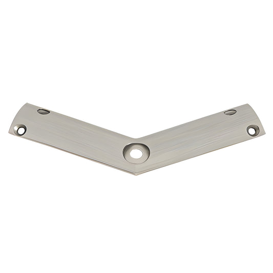 Brushed stainless 135 radius replacement saddle for round handrail tubing (PRS3BS)