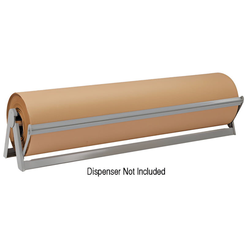 Heavy 60 lb kraft packing paper roll, 36 in wide x 825 ft, natural brown (dispenser not included) - SKU K60W36