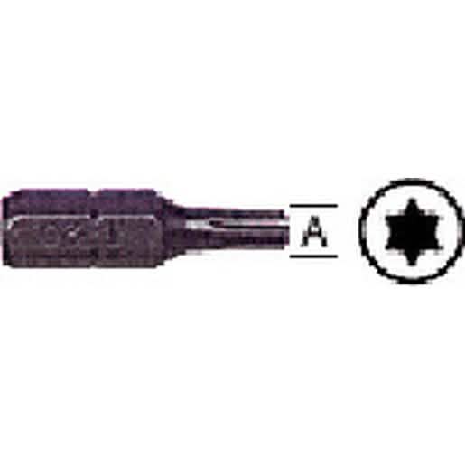 CRL 1/4" Hex T20 Torx® Insert Bit - Durable, precise, and perfect for secure fastening.