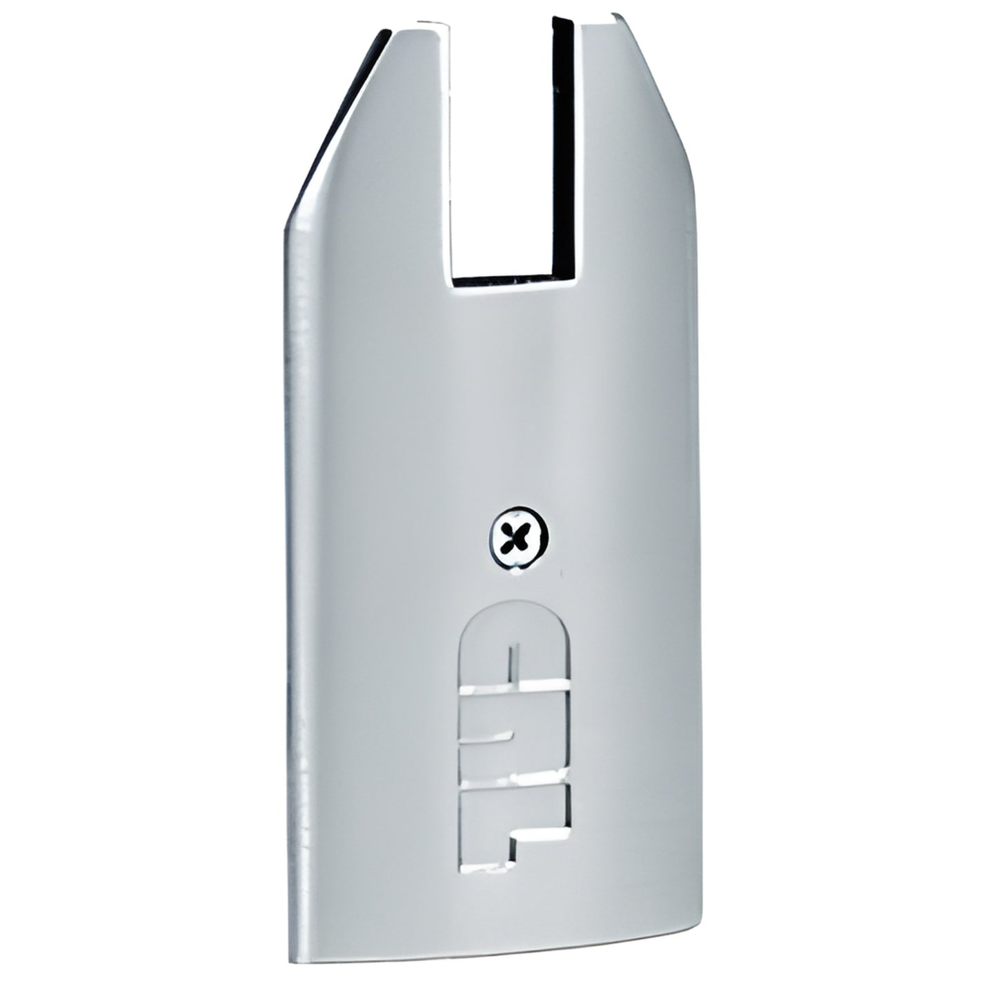 CRL DREC4TPS34 polished stainless steel tapered end cap for Wedge Lock door rail, fits 3/4" (19mm) glass.