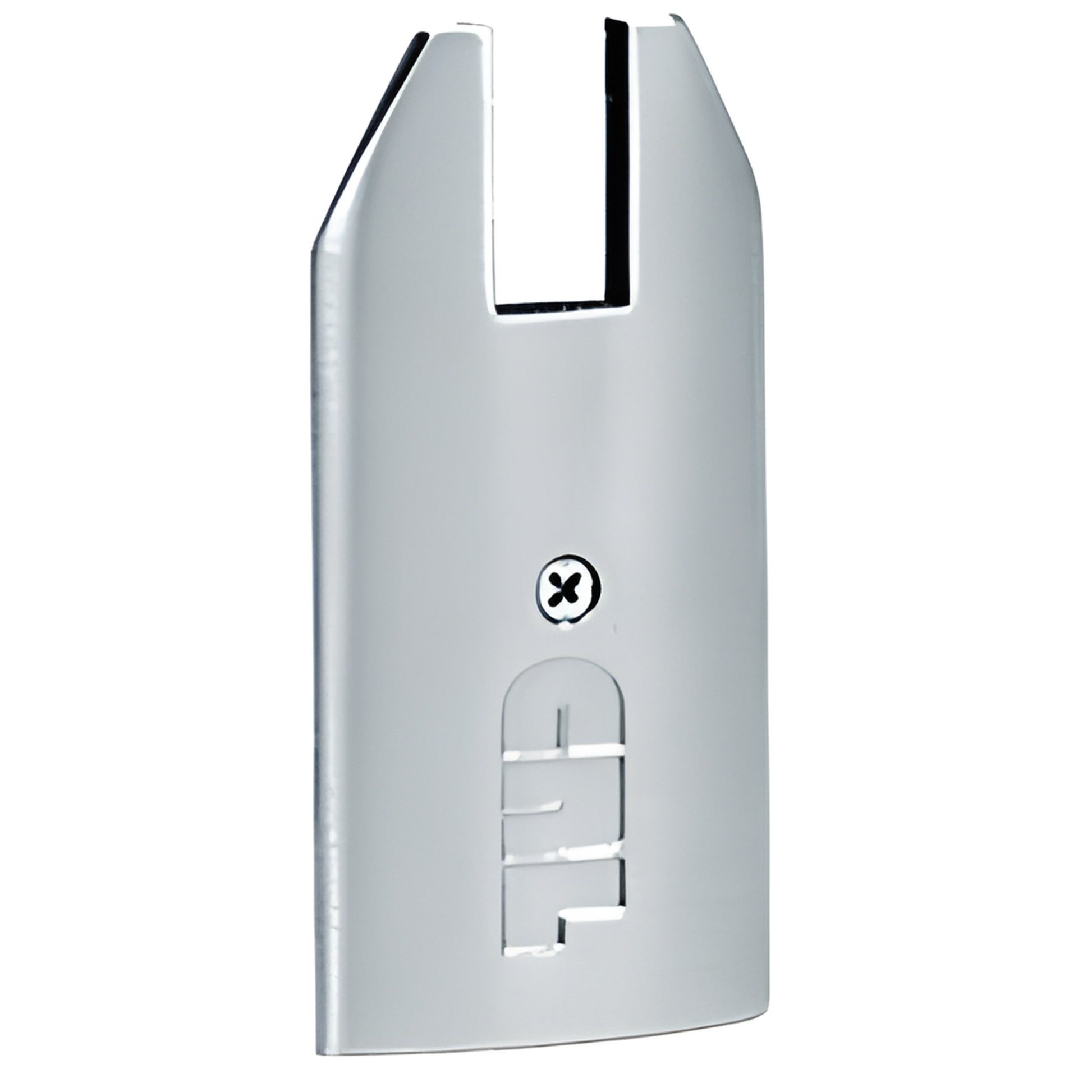 CRL DREC4TPS34 polished stainless steel tapered end cap for Wedge Lock door rail, fits 3/4" (19mm) glass.