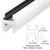 CRL Brite Anodized 144 in Aluminum Shower Door Header Kit