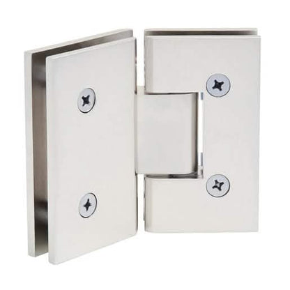 Satin Nickel Vienna 045 Series 135° Glass-to-Glass Hinge by CRL - sleek and durable design