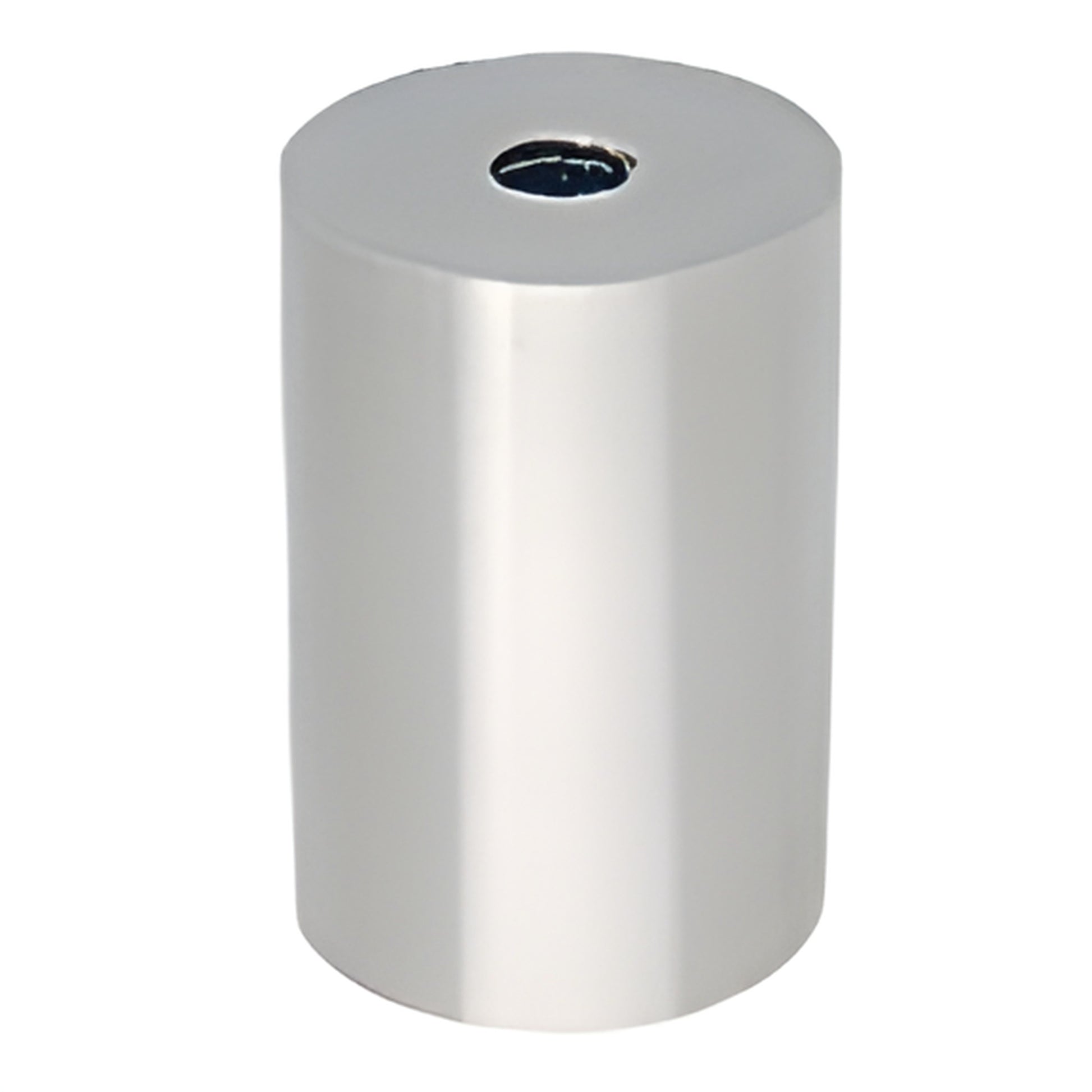 1-1/2 brushed stainless clad aluminum standoff base, 2 length, 3/8-16 thread - SKU ACSB1122BS