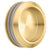 CRL Satin Brass Thru-Glass Door Pull Handle