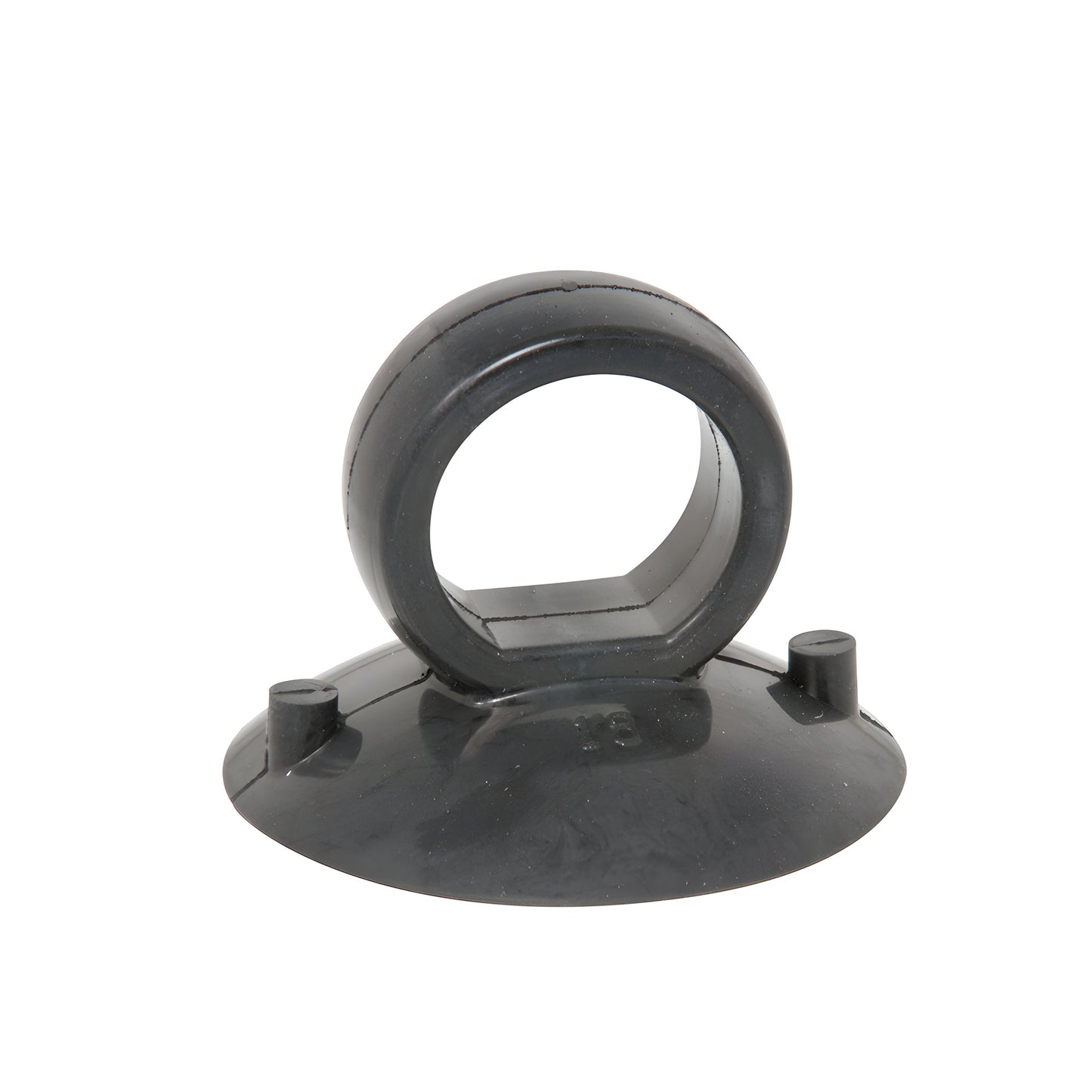 CRL Little Grabber Lifter VC1230 - black rubber single-finger suction cup glass lifter, 2-1/8" dia, 4 lb capacity
