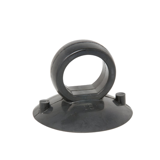 CRL Little Grabber Lifter VC1230 - black rubber single-finger suction cup glass lifter, 2-1/8" dia, 4 lb capacity