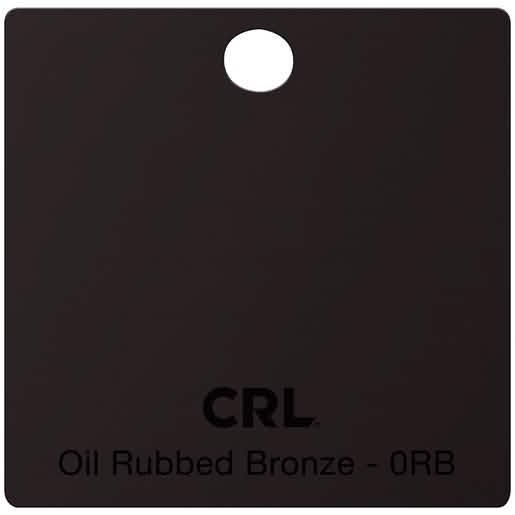 CRL Oil Rubbed Bronze Color Chip - Elegant, Durable Finish for Modern Interior Designs