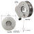 CRL 8" Thru-Glass Boat Gun Port - Marine Gunport
