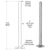 CRL 36 in Brushed Stainless Steel Square Blank Railing Post Kit