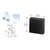 CRL Matte Black Glass Patch Connector for Frameless Glass Doors