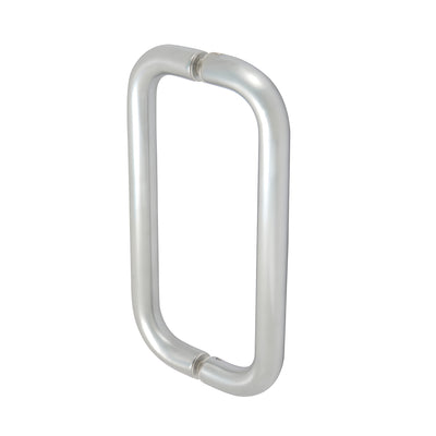 CRL 8 in Clear Anodized Straight Back-to-Back Door Pulls