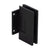 CRL Geneva 074 Oil Rubbed Bronze Wall Mount Short Backplate Door Hinge