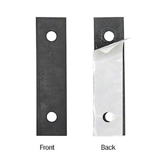 CRL Black Fascia Mount Moisture Barrier Gaskets - Set of Two, Enhance Durability