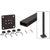 CRL Trim-Line 36" Matte Bronze Surface Mount Glass Railing Post Kit