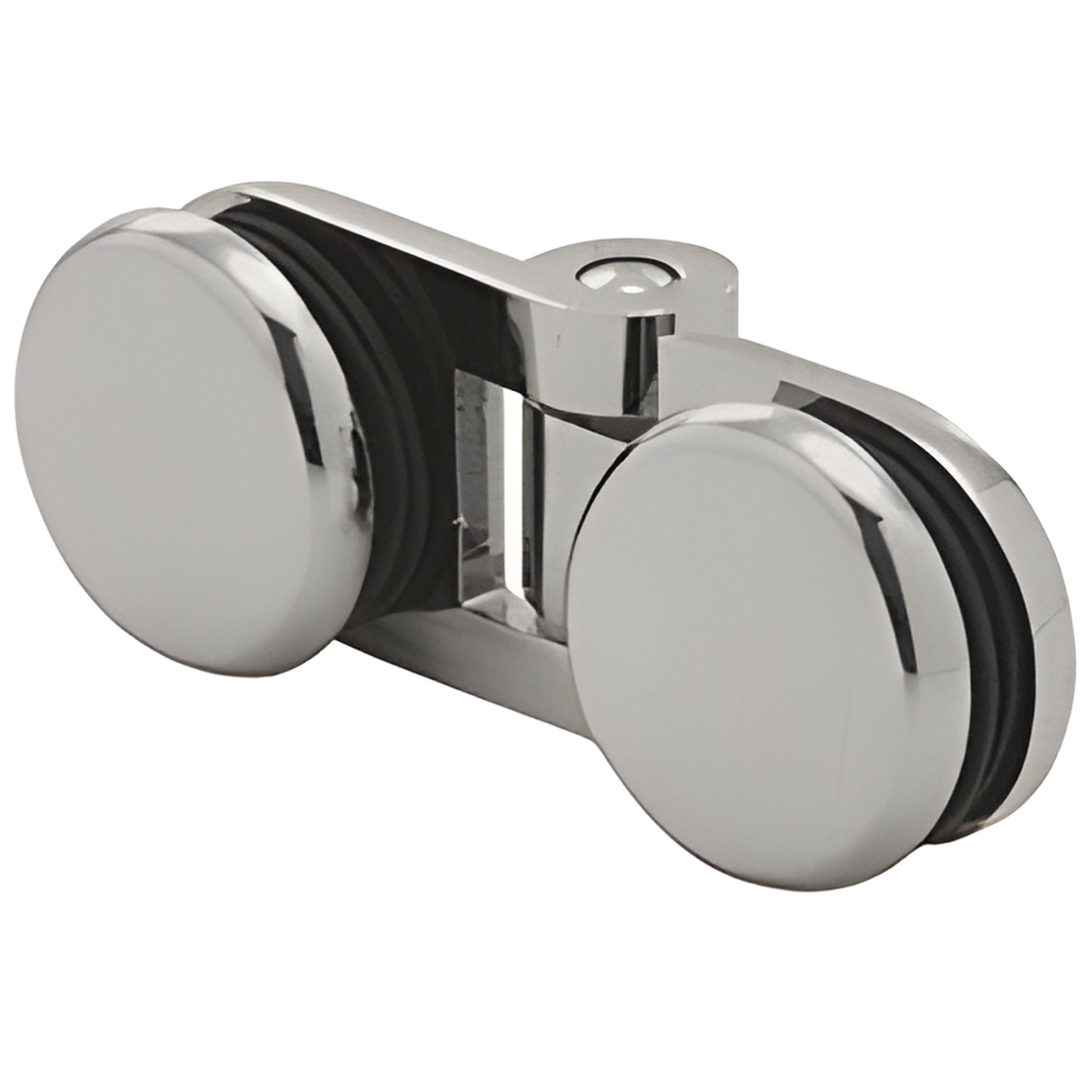 HYDH180BN Hydroslide brushed-nickel bi-fold shower hinge for 8-10mm tempered glass
