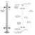 CRL P1 316 Brushed Stainless Steel 42-in 90° Corner Post Railing Kit