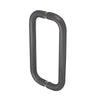 Dark bronze forged-aluminum 1 in straight pull handle, 8 in c-to-c, back-to-back mount. SKU M2165810B