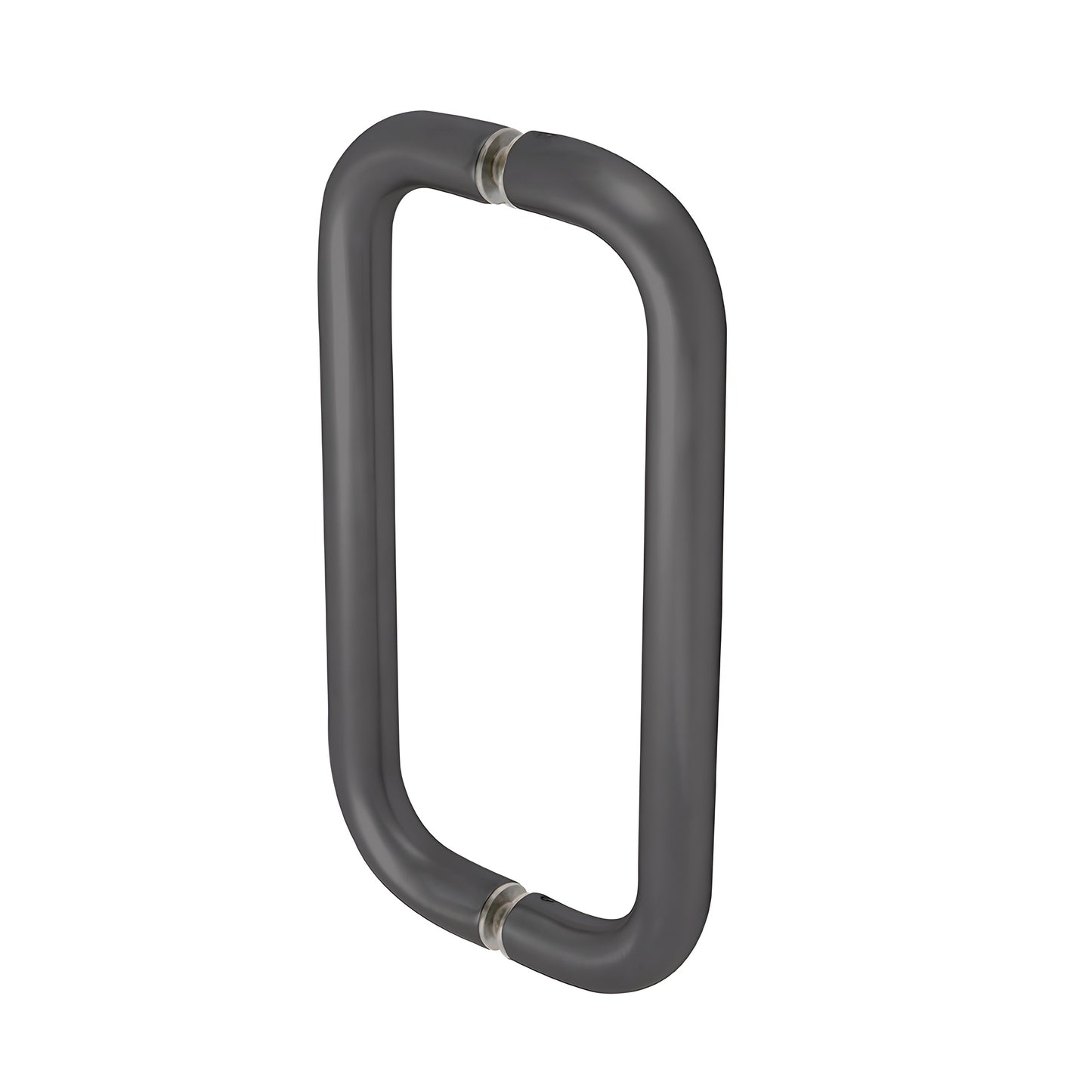 Dark bronze forged-aluminum 1 in straight pull handle, 8 in c-to-c, back-to-back mount. SKU M2165810B