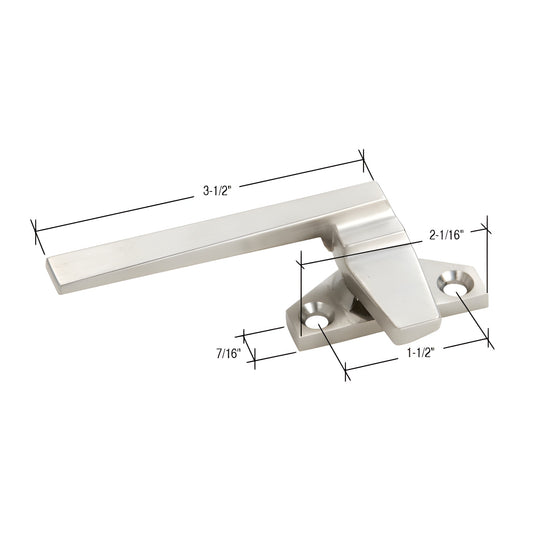 WH24015L champagne cam-handle casement window lock, tapered lever with two-hole base for Series 7200/7300 windows.