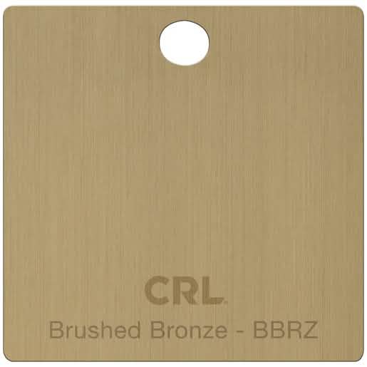 CRL Brushed Bronze Color Chip - Elegant Finish for Modern Interior Design Projects