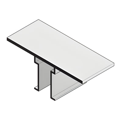 CRL-U.S. Aluminum Right-Hand 90° Outside Corner Anchor Clip, 4-Pack