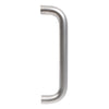 CRL aluminum clear-anodized 1" diameter single-sided pull handle with two thru-bolts SKU M1651028