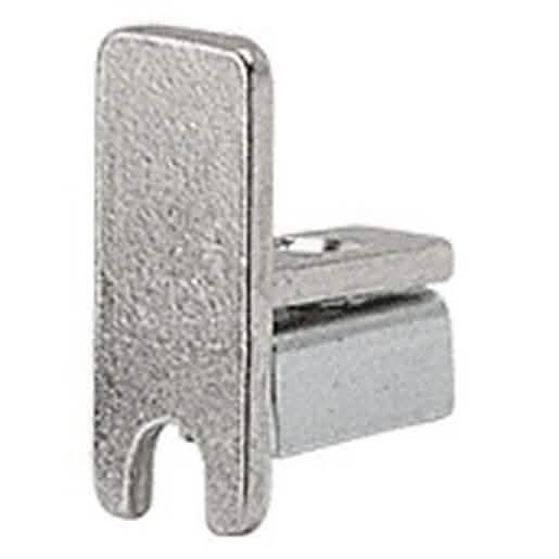 Satin Chrome End Cap for Aluminum DV146 H-Bar - Durable and Sleek Finish for Your Project