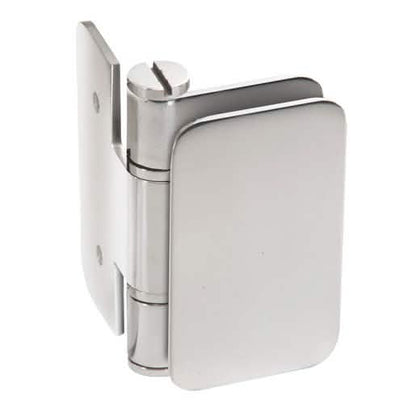 CRL Zurich 03 Series Wall Mount Inswing Hinge in Polished Stainless Steel Finish