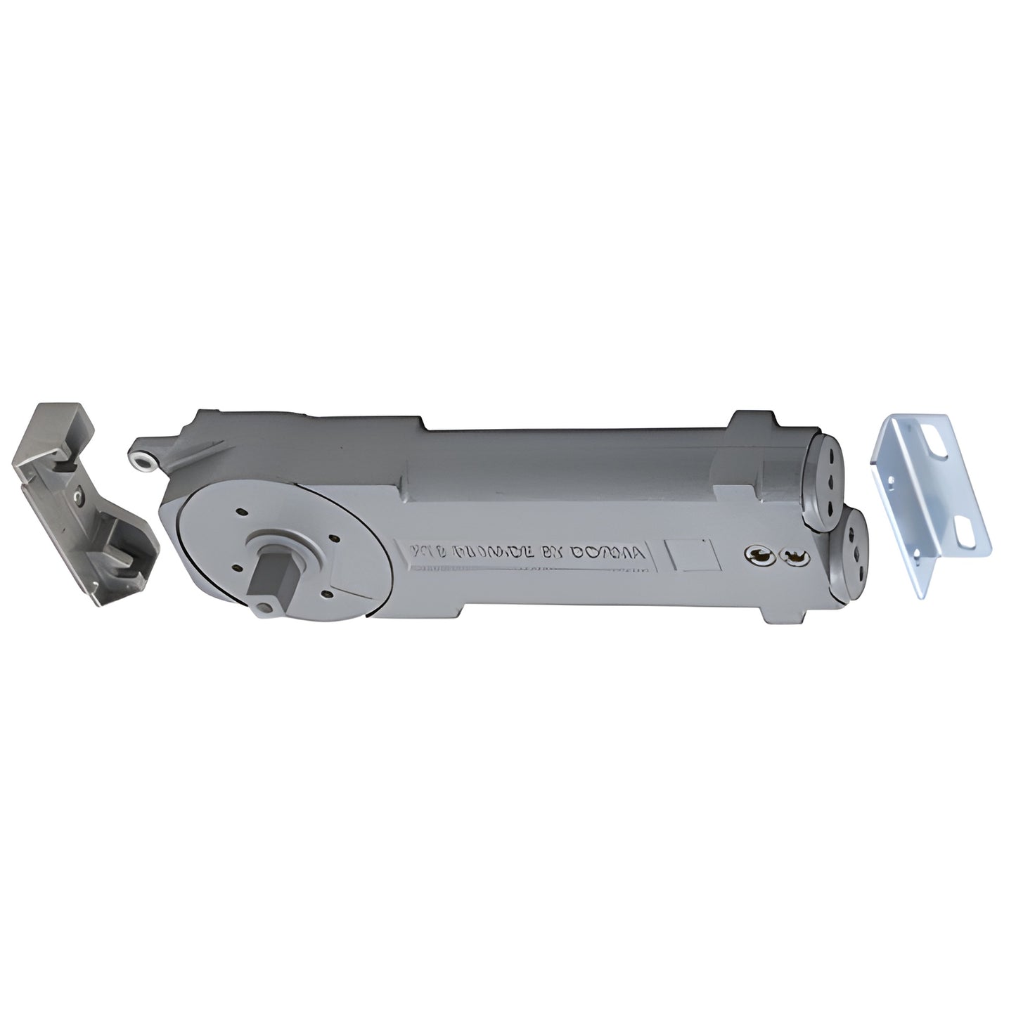 Dormakaba overhead concealed door closer, double-acting 105 no hold-open, silver, RTS88105XNHBF1