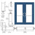 CRL-U.S. Aluminum 850 KYNAR Wide-Stile Geared-Hinge Entrance Doors