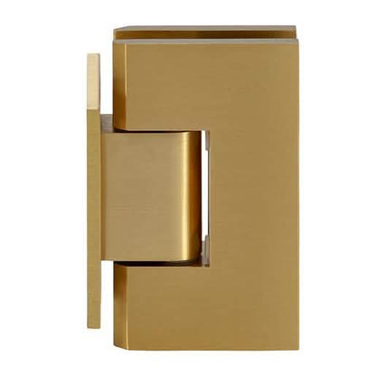 Satin Brass Vienna 074 Series Wall Mount Short Back Plate Hinge - Sleek and Durable Design