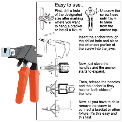 CRL Molly-Type High-Speed Anchor Installer for Drywall