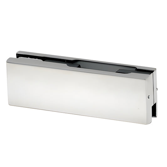 Satin anodized rectangular replacement cover plate (set of 2) for PH10/PH11/PH20/PH21 door patch fittings, SKU 1NT101A