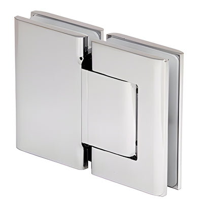 CRL Vernon Oil Dynamic 180° Polished SS Glass Door Hinge - Hold-Open