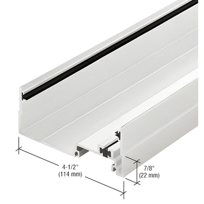 CRL-U.S. Aluminum Male Expansion Mullion, Thermal, White KYNAR® 24'-2"