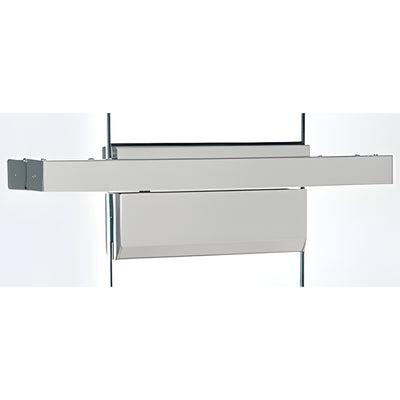 CRL Brushed Stainless 4-1/2" Single Floating Door Closer Header Custom