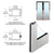 CRL 3 in Satin Anodized Narrow-Stile Full-Frame Aluminum Door