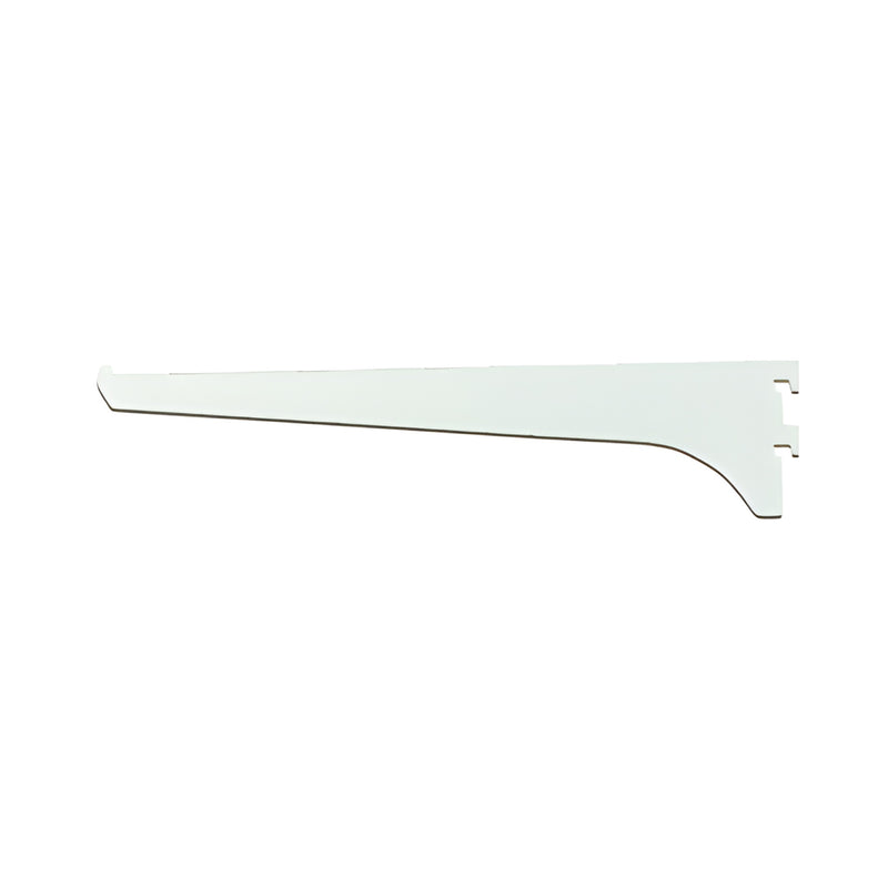 CRL SKU 122A10 satin anodized aluminum 16" hidden-slot slip-in shelf bracket for Series 22/322 standards