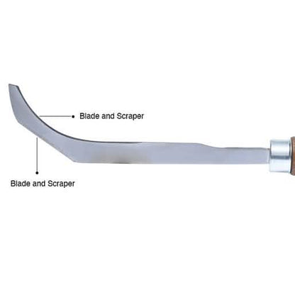 CRL Standard Banana Knife - Ergonomic design for precise glass cutting and glazing tasks.