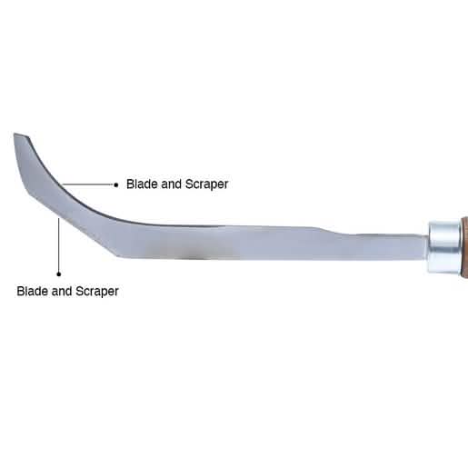 CRL Standard Banana Knife - Ergonomic design for precise glass cutting and glazing tasks.
