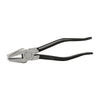RD1935 forged steel glass pliers, 8-1/4 in length, 1 in flared machined jaws, chrome head with black handles