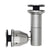 CRL 90° Brushed Stainless Swivel Shower Glass Hinge 1/2in