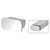 CRL 1" x 2" Polished Stainless Steel Rectangular End Cap
