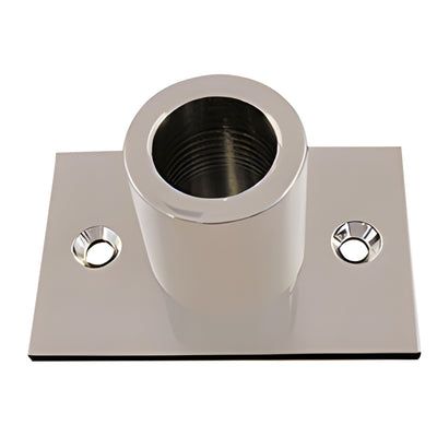 CRL Brushed Nickel Chrome Wall Mount Top Fitting